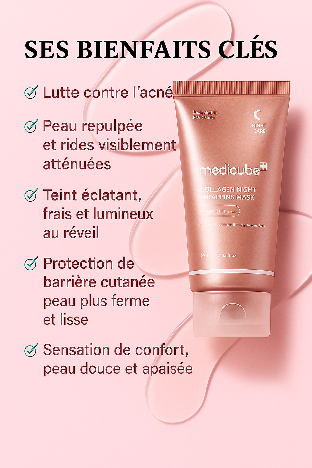MEDICUBE - Collagen Night Wrapping Mask (ORIGINAL)